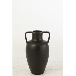 VASE TWO ARM TERRACOTTA BK S