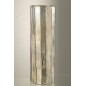 Vase en céramique argent 19.5x19.5x60 cm Vase en céramique argent 19.5x19.5x60 cm