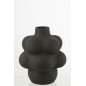 Vase en céramique noir 33.5x33.5x41 cm