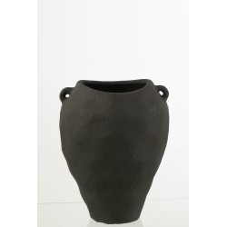 Vase en céramique noir 29.5x29.5x38 cm