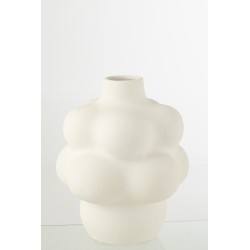 VASE LIO CLAY WHITE L