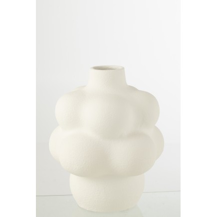 VASE LIO CLAY WHITE L