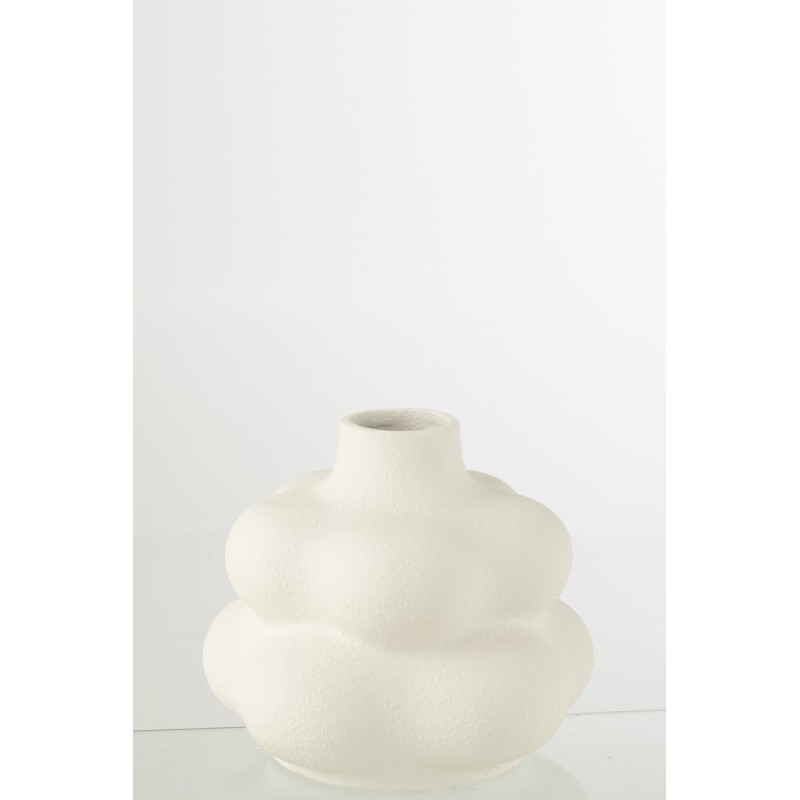 VASE LIO CLAY WHITE S