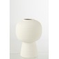 Vase lanterne en céramique blanc 28x28x39.5 cm Vase lanterne en céramique blanc 28x28x39.5 cm