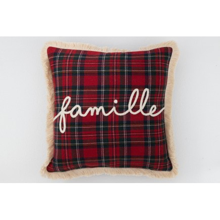 Coussin carré en textile multicouleur 45x45x3.75 cm
