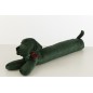 Cale-porte chien en textile vert 84x10x23 cm Cale-porte chien en textile vert 84x10x23 cm