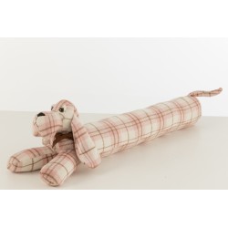 Cale porte chien en Textile Rose 84x10x23cm