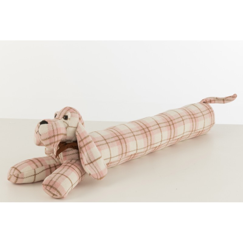 Cale porte chien en Textile Rose 84x10x23cm