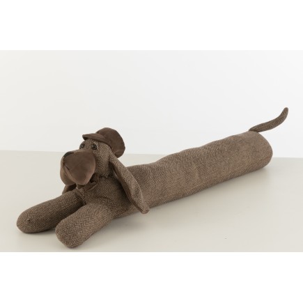 Trasportino per cani in tessuto marrone 84x10x21 cm
