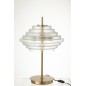 Lámpara de mesa de vidrio dorado 54x36x36 cm Lámpara de mesa de vidrio dorado 54x36x36 cm