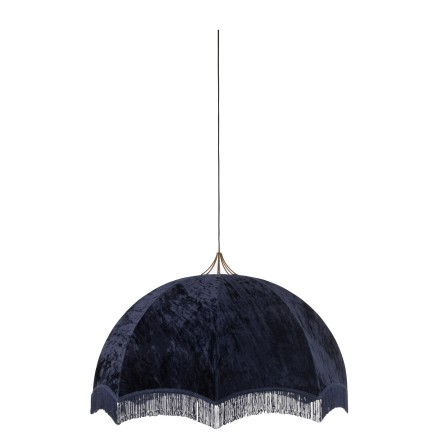 Suspension en métal et velours Mauve 95x95x50cm
