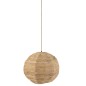 Suspension boule en bois Naturel 50x50x45cm