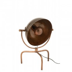 Lampe de table antique en métal cuivre 41x29x54 cm