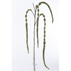 Branche amaranthus en plastique vert 4x7x107 cm