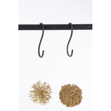 Boite de 4 boules de Noël en Plastique Or 10x10x10cm