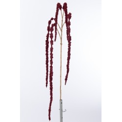 Branche amaranthus en plastique rouge 4x7x107 cm