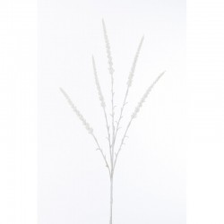 Branche d’astilbe en plastique blanc 3x6x76 cm