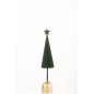 Sapin de Noël décoratif en métal vert 33x6.5x6.5 cm