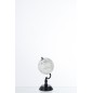 Globo terrestre com suporte em madeira cinzenta 13x13x27 cm Globo terrestre com suporte em madeira cinzenta 13x13x27 cm