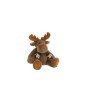 Renne en textile marron 23x20x23 cm Renne en textile marron 23x20x23 cm
