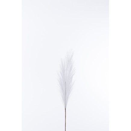 Branche de plumeau en plastique blanc 13x4x70 cm