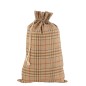 Sac de Noël en textile beige 50x1x80 cm