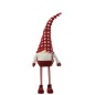 Lutin en textile rouge 25x17x80 cm