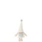 Lutin en textile blanc 28x17x59 cm