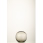 Vase boule en verre gris 15x15x13.5 cm Vase boule en verre gris 15x15x13.5 cm