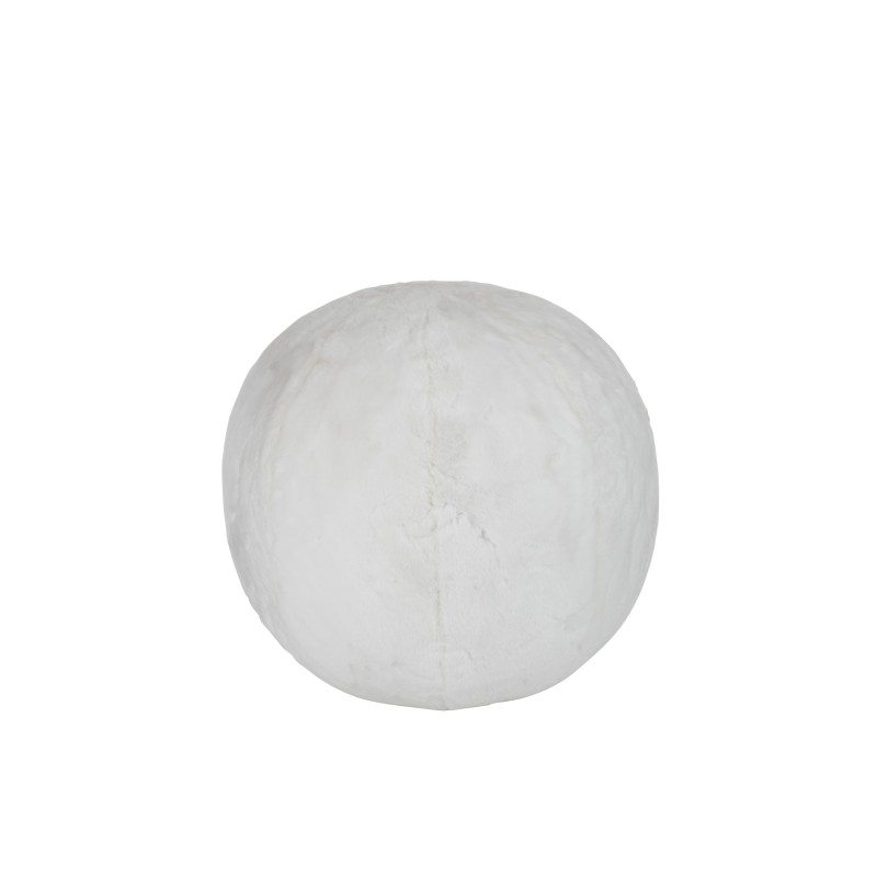 Pouf gonflable en textile blanc 40x50x15 cm Pouf gonflable en textile blanc 40x50x15 cm