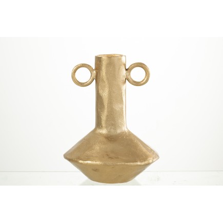 Vase en aluminium or 23x21x29 cm