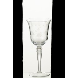 Verre de vin en Verre transparent 8,5x8,5x20cm