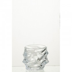 Boite de 4 verres à whisky en Verre transparent 9x11x9,5cm