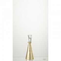 Lámpara de araña de metal dorado de 8.3x8.3x22.2 cm