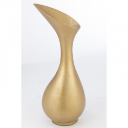 Vase en Aluminium Or 35x29x77cm