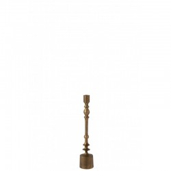 Lámpara de araña de metal bronce 8x8x41cm