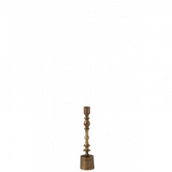 Lámpara de araña de metal bronce 8x8x35cm