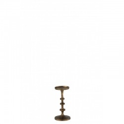 Lámpara de araña de metal bronce 13x13x25cm