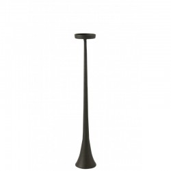 Lámpara de araña de metal negro 13x13x79cm