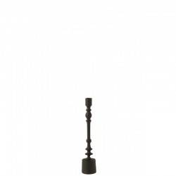 Lámpara de araña de metal negro 8x8x41cm