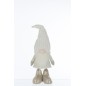 Lutin avec chapeau en résine multicouleur 19x16x58 cm
