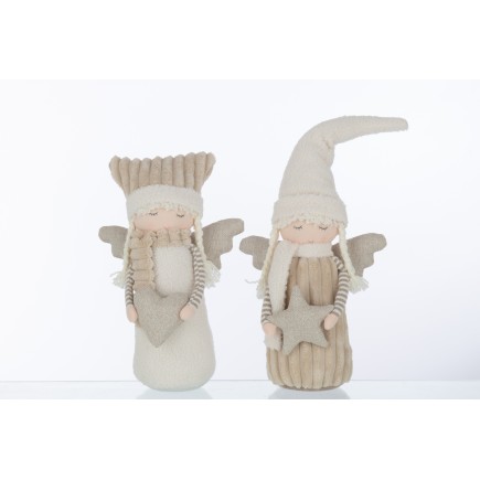 Set de 2 enfants en résine multicouleur 26x15x60 cm