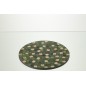 Plateau en verre multicouleur 20x0.7x20 cm