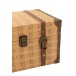 Set de 3 coffres en bois beige et marron L24 à 34cm H12 à 15cm Set de 3 coffres en bois beige et marron L24 à 34cm H12 à 15cm