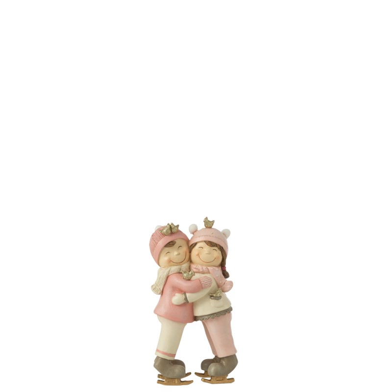 Niños de resina multicolor 8.5x11.5x21.5 cm