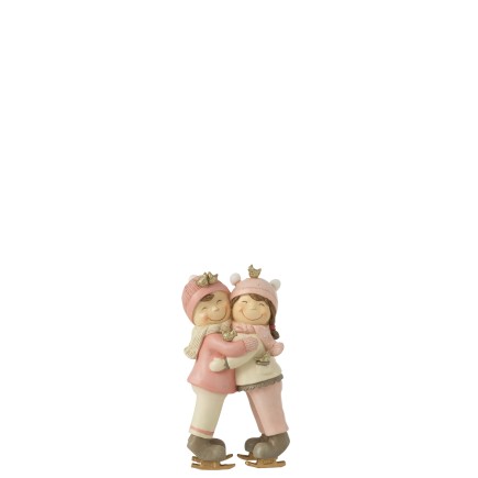 Niños de resina multicolor 8.5x11.5x21.5 cm
