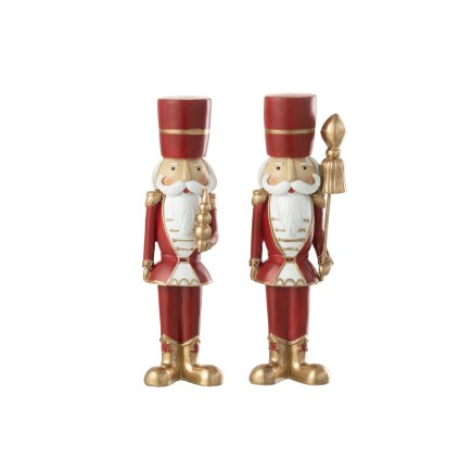 Set de 2 casse-noisettes en résine multicouleur 7x5x26 cm