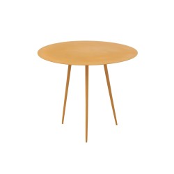 TABLE GIGOGNE ACIER OCRE