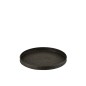 Plateau rond avec bords en métal noir D35cm Plateau rond avec bords en métal noir D35cm