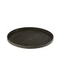 Plateau rond avec bords en métal noir D50cm Plateau rond avec bords en métal noir D50cm
